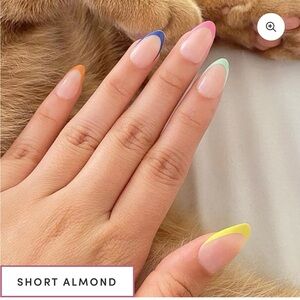 Glamnetic Sprinkles press on nails partial set